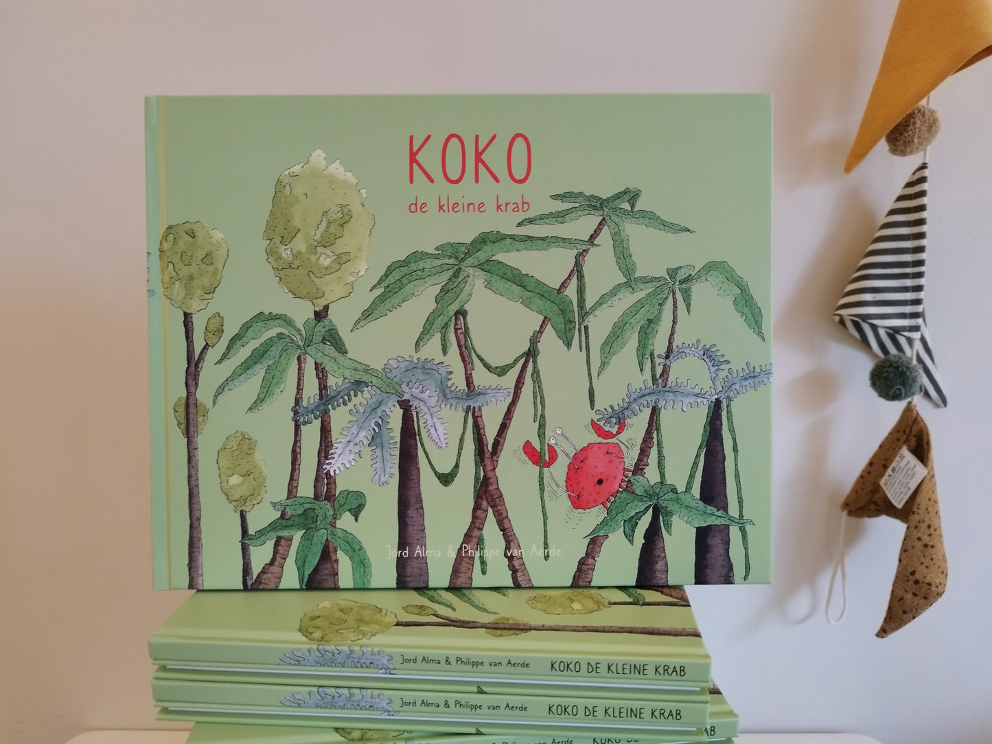 Dutch children book - Koko de kleine krab -