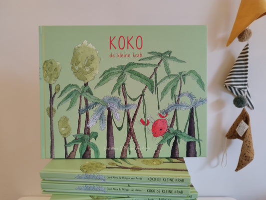 Dutch children book - Koko de kleine krab -